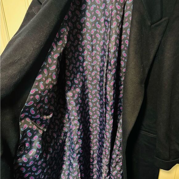 Elegant Blue Trench Coat with Notched Lapels - Picture 5 of 8